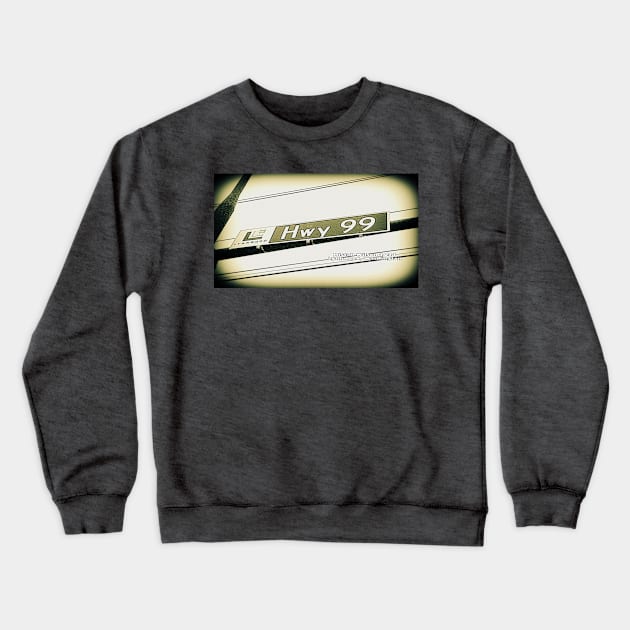 Highway 99, Lynnwood, Washington by Mistah Wilson Crewneck Sweatshirt by MistahWilson